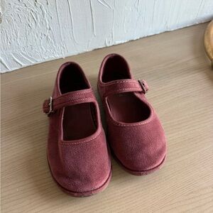 Zara Kids Dusty Rose Mary Jane Shoes